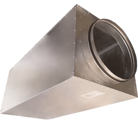 Шумоглушитель Naveka N 9-125 226x186 (компактный корпус, кашированная вата) УН-00012936