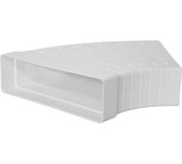 Колено соединительное горизонтальное разноугловое ВА ВЕНТ 60x204 КО.60.ГУ