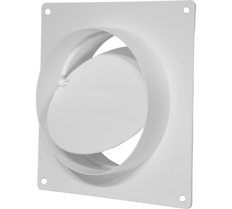 Пластина ВА ВЕНТ настенная, с соединителем D125 и обратным клапаном ПЛ.125.СК