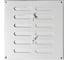 Решетка вентиляционная регулируемая ООО Вентмаркет 200х200мм, металлическая из оцинкованной стали, антик белый SGA200200 1