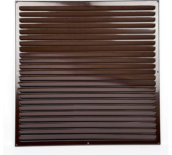 Решетка вентиляционная накладная KRAFTAIR 600x600 мм металлическая коричневая РМ600х600 коричневый 1