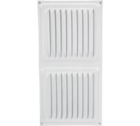 Решетка вентиляционная 100х200 мм белая Трибатрон 87684