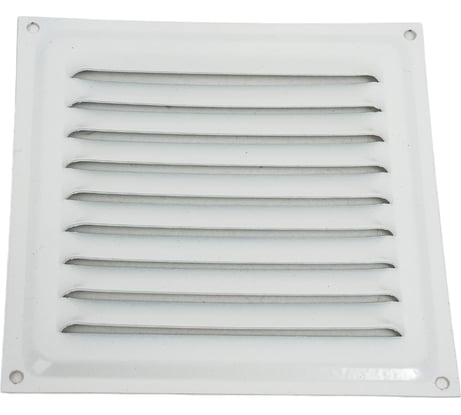 Решетка вентиляционная 100х100 мм белая Трибатрон 87516