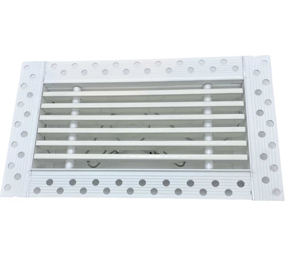 Решетка Итальянская декоративная Brofer 200x100мм белая FUTURE10 для скрытого монтажа, со съемной лицевой панелью Future10 White 200х100 1
