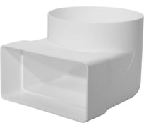 Колено ООО "ВА ВЕНТ" соед.плоск.-кругл. 55х110 D100 КО.55.100