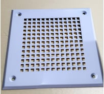 Вентиляционная решетка металлическая на саморезах ООО Вентмаркет 210x210мм VRQ00216S