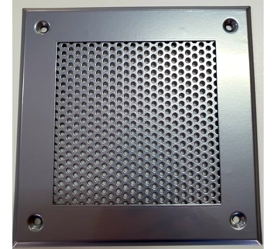 Вентиляционная решетка металлическая на саморезах ООО Вентмаркет 210x210мм VRK00217S 1