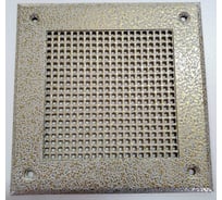 Вентиляционная решетка металлическая на саморезах ООО Вентмаркет 210x210мм VRQ00213S