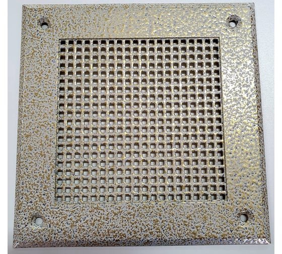 Вентиляционная решетка металлическая на саморезах ООО Вентмаркет 210x210мм VRQ00213S 1
