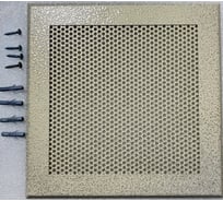 Вентиляционная решетка металлическая на саморезах ООО Вентмаркет 100x100мм VRK00104S