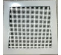 Вентиляционная решетка металлическая на саморезах ООО Вентмаркет 100x100мм VRQ00100S