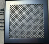 Вентиляционная решетка металлическая на саморезах ООО Вентмаркет 100x100мм VRC00103S