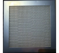 Решетка вентиляционная ООО Вентмаркет 300х300 мм, металлическая на саморезах, квадрат, хром VRQ00303S