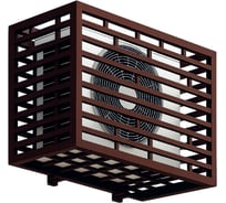 Корзина для кондиционера на фасад Take&Do 900х500х600х0.8мм оцинкованная сталь, RAL 8017 темно-коричневый ЦБК00036422