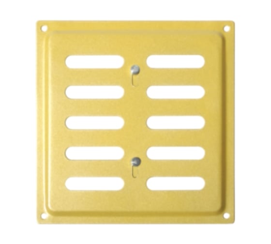 Решетка вентиляционная регулируемая DOMART 150x150 золото 4660046004842 1