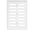 Решетка вентиляционная регулируемая DOMART 170x240 белый 4660046000400 1