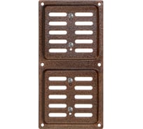 Решетка вентиляционная регулируемая DOMART 200x100 медь антик 4660046019020