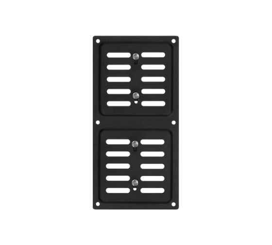 Решетка вентиляционная регулируемая DOMART 200x100 черный 4660046019013 1