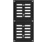 Решетка вентиляционная регулируемая DOMART 200x100 черный 4660046019013 1