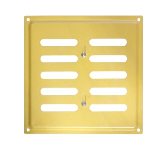 Решетка вентиляционная регулируемая DOMART 175x175 золото 4660046004934 1