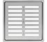 Решетка вентиляционная регулируемая DOMART 250x250 цинк 4660046018764 1