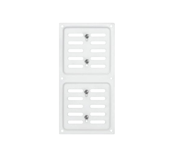 Решетка вентиляционная регулируемая DOMART 200x100 белый 4660046018962 1