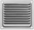Решетка вентиляционная DOMART 100x100 без покрытия 4607111625182 1