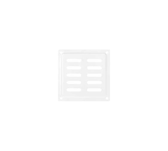 Решетка вентиляционная DOMART 100x100 модель 2 белый 4660046017361 1