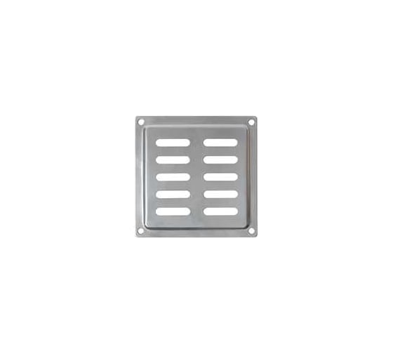 Решетка вентиляционная DOMART 100x100 модель 2 хром 4660046017378 1