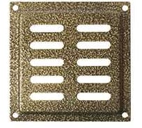 Решетка вентиляционная DOMART 100x100 модель 2 бронза антик 4660046017408