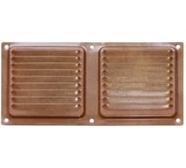 Решетка вентиляционная DOMART 100x200 коричневый металлик 4607111623942
