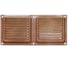 Решетка вентиляционная DOMART 100x200 коричневый металлик 4607111623942 1