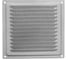Решетка вентиляционная DOMART 150x150, с сеткой, серый металлик 4620007780499 1