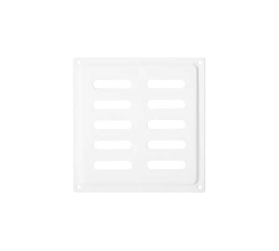 Решетка вентиляционная DOMART 150x150 модель 2 белый 4660046005214 1