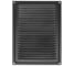 Решетка вентиляционная DOMART 170x240 черный 4607111624147 1