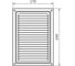 Решетка вентиляционная DOMART 170x240 белый 4607111624093 2