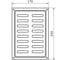 Решетка вентиляционная DOMART 170x240 модель 2 белый 4660046005146 2