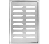 Решетка вентиляционная DOMART 170x240 модель 2 хром 4660046005153