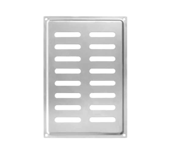 Решетка вентиляционная DOMART 170x240 модель 2 хром 4660046005153 1