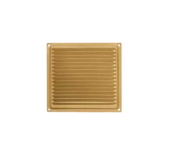 Решетка вентиляционная DOMART 175x175 золото 4607111629982 1