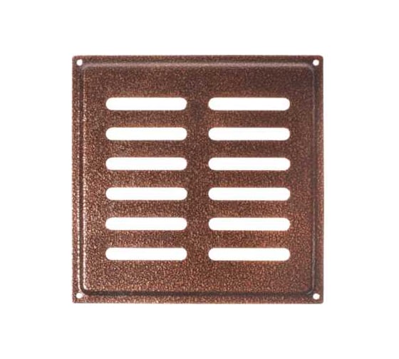 Решетка вентиляционная DOMART 200x200 модель 2 медь антик 4660046005399 1