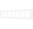 Решетка вентиляционная переточная ERA DP AL 300x60 алюминий White 3006DP AL 1