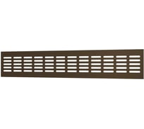 Решетка вентиляционная переточная ERA DP AL 480x80 алюминий Dark bronze 4808DP Al Dark bronze