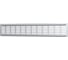 Решетка вентиляционная переточная ERA DP AL 480x80 алюминий Silver 4808DP Al Silver 1
