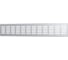 Решетка вентиляционная переточная ERA DP AL 480x80 алюминий Silver 4808DP Al Silver 2