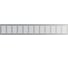 Решетка вентиляционная переточная ERA DP AL 480x80 алюминий Silver 4808DP Al Silver 3