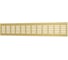 Решетка вентиляционная переточная ERA DP AL 480x100 алюминий Champagne 4810DP Al Champagne 1