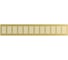Решетка вентиляционная переточная ERA DP AL 480x100 алюминий Champagne 4810DP Al Champagne 2