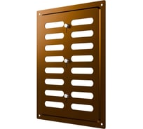 Решетка вентиляционная регулируемая ERA MER 170x240 окрашенная сталь Metallic brown 1724MER Metallic brown
