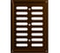Решетка вентиляционная регулируемая ERA MER 170x240 окрашенная сталь Metallic brown 1724MER Metallic brown 2